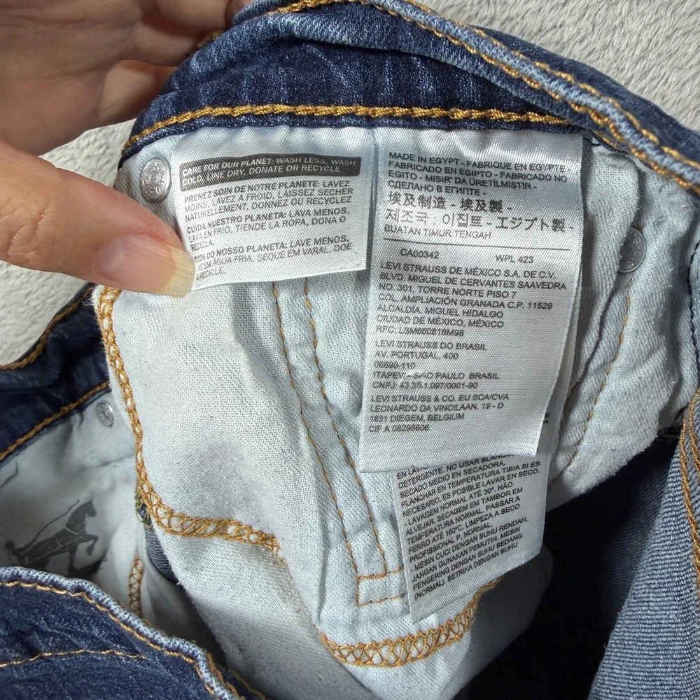 Levis 527 Bootcut Jeans Mens‎ 32x30 (Fits 30x29) Blue Medium Wash Denim